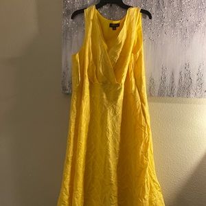 Liz Claiborne Dress Size 20W yellow dress